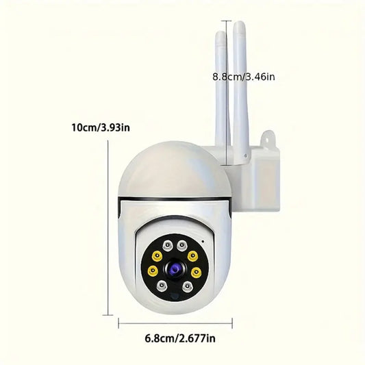 Telecamera di Sicurezza Interna Teruhal 1080P HD con Audio Bidirezionale, Connessione WiFi, Pan/Tilt/Zoom, Tracciamento del Movimento